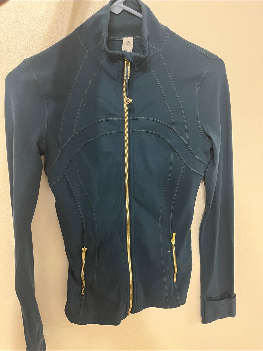 Lululemon Indochine Blue / Gold Define Jacket